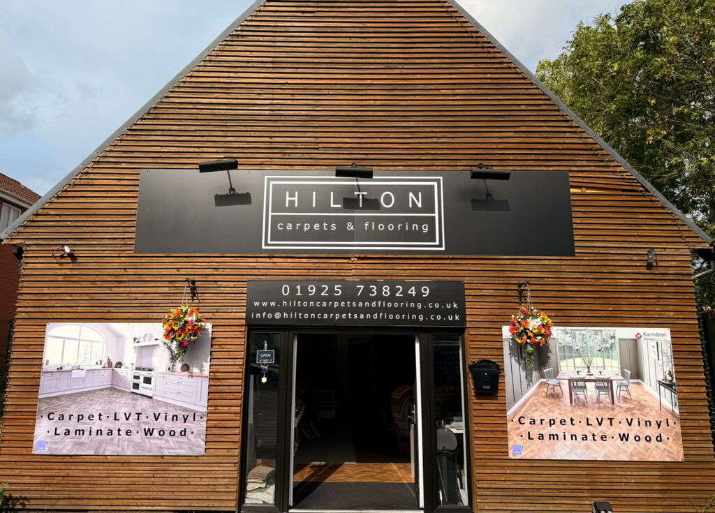 hilton flooring showroom exterior cheshire